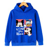 Disney Mickey Harajuku Printed Children's Hoodie for 3-14 Years Old Autumn Street Fashion Boys Sweatshirt Outdoor Sports Pullove