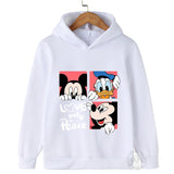 Disney Mickey Harajuku Printed Children's Hoodie for 3-14 Years Old Autumn Street Fashion Boys Sweatshirt Outdoor Sports Pullove