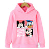 Disney Mickey Harajuku Printed Children's Hoodie for 3-14 Years Old Autumn Street Fashion Boys Sweatshirt Outdoor Sports Pullove