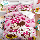 Disney Mickey Minnie Mouse Duvet Cover Sets Duvet Cover Sets Polyester Digital Printing Bedding Set Children Gift