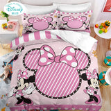 Disney Mickey Minnie Mouse Duvet Cover Sets Duvet Cover Sets Polyester Digital Printing Bedding Set Children Gift