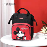 Disney Mickey Original New Diaper Bag Backpack Luxury Brand Baby Diaper Bag Large Capacity Multi-function Cartoon Baby Bag