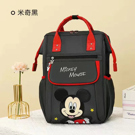 Disney Mickey Original New Diaper Bag Backpack Luxury Brand Baby Diaper Bag Large Capacity Multi-function Cartoon Baby Bag