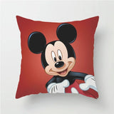 Disney Pillowcase Cushion Cover Mickey Minnie Mouse Pillow Case Cartoon Boy Girl Couple Wedding Gift 45x45cm