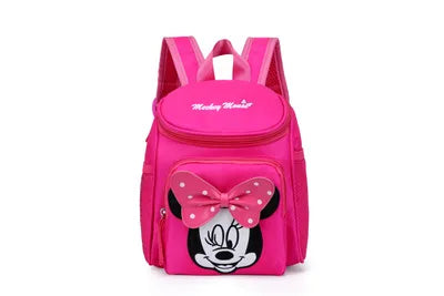 Disney cartoon Minnie children backpack girl boy bag baby cars gift bag for school  kindergarten storage book bag