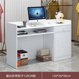 Display Cabinet Reception Desks Tall Bar Counter Beauty Salon Reception Desk Office Cashier Toonbank Winkel Commercial Furniture