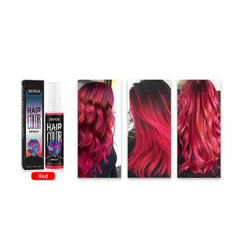 Disposable Hair Dye Spray Temporary Hair Spray DIY Salon Hair Dye Colorful Styling Long Lasting Waterproof Hair Coloring Product