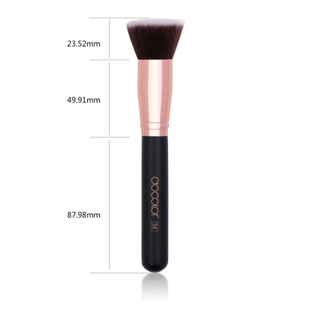 Docolor Foundation Brush Flat Top Buffing Brushes Fan Contour Powder Highlighter Blush Beauty Cosmetic Makeup Tools Eyeshadow