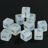 Dormia D6 Dice Custom Dice High Class Acrylic Colourful Ink Filling Fantasy Retro Font Style For DND Game Entertainment Supplies