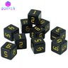 Dormia D6 Dice Custom Dice High Class Acrylic Colourful Ink Filling Fantasy Retro Font Style For DND Game Entertainment Supplies