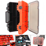 Double Layer Fishing Tackle Boxes Portable Fishing Accessories Tool Storage Box Fish Hook Lure Fake Bait Box Fishing Supplies