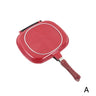 Double Sided BBQ Frying Pans Stainless Steel Steak Pans Cooking Accessories Cookware Non-Stick Baking Frying Pans