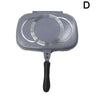 Double Sided BBQ Frying Pans Stainless Steel Steak Pans Cooking Accessories Cookware Non-Stick Baking Frying Pans