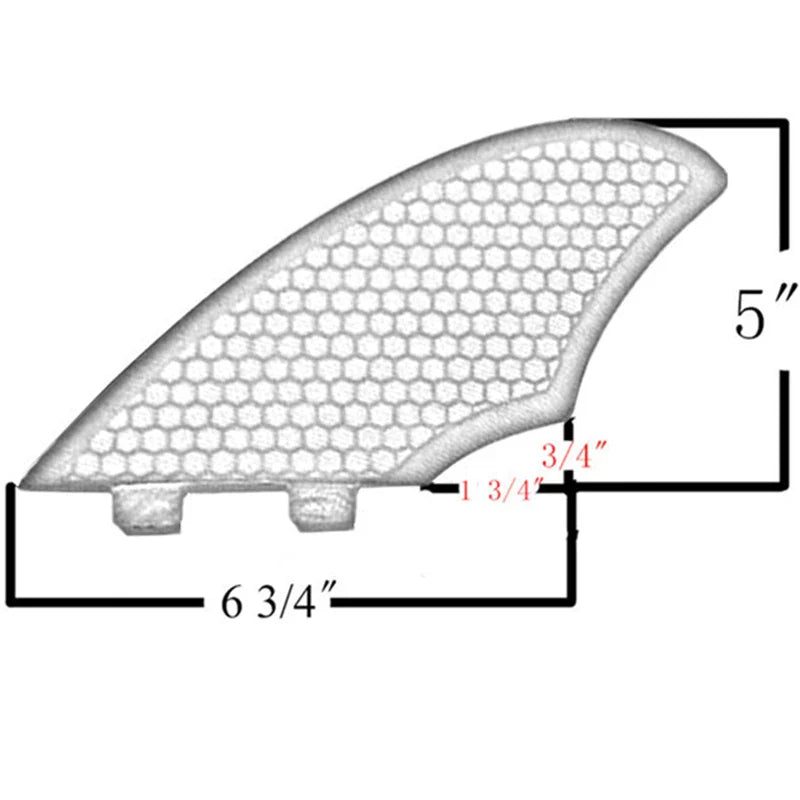 Double Tabs Fins Surfboard Fins Double Tabs Keel Fin Twin Fins in Surfing Keel fins Surf Water Sport Accessories Twin Keels