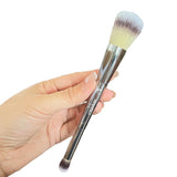 Double-ended COMPLEXION PERFECTION MAKEUP BRUSH 7 - Foundation Concealer Eyeshadow Contour Highlighting Beauty Cosmetics Tool