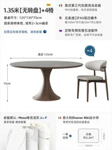 Dressing Dining Table Set Conference Tables Salon Chairs Round Living Room Table 4 Chairs Mesas De Restaurante Furniture