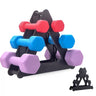 Dumbbell Bracket Stable Durable Dumbbell Storage Rack Small Dumbbell PVC Holder Home Fitness Gym Equipment Accessories