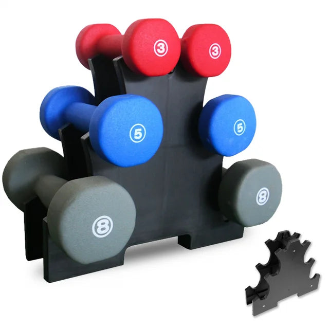 Dumbbell Bracket Stable Durable Dumbbell Storage Rack Small Dumbbell PVC Holder Home Fitness Gym Equipment Accessories