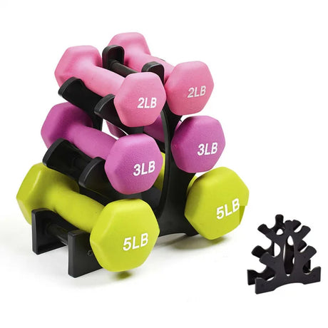 Dumbbell Bracket Stable Durable Dumbbell Storage Rack Small Dumbbell PVC Holder Home Fitness Gym Equipment Accessories