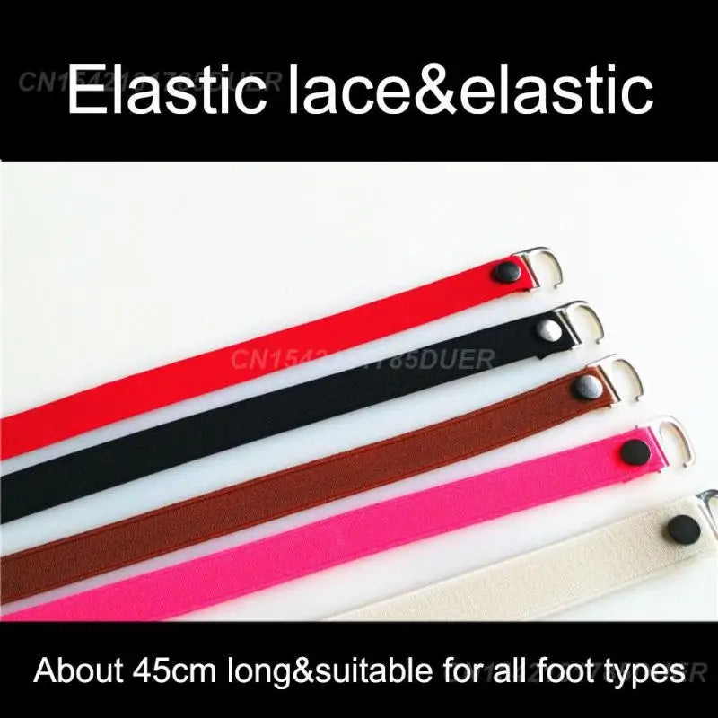 Durable Shoelace Accessories Fittings Of A Machine Girls Shoelace Fashion Rubber Strap For Flat Shoes Women Lace Up Their Shoes