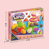 Dynamic Sand Magic Clay Educational Toy Colorful Beach Sand Space Sand DIY Mould Tools Hydrophobic Anti Stress Toys for Children