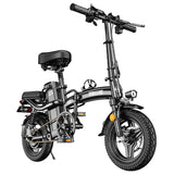 E Bike Folding Electric Bicycle 14 Inches 48V 25Ah Lithium Battery Electric Bicycle 400W Motor Adult Mobility Electric Bicycle