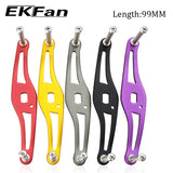 EKFAN 99MM 120MM 130MM Metal S-shaped Fishing Reel Handle 8*5MM Holes Suitable For DAI Bait Casting Reel Parts