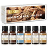 EUQEE 6pcs/set Fragrance Oil Gift Kit For Diffuser Coffee Bakery Harvest Spice Pumpkin Pie Forest Pine Sweet Fruit Aroma Oils