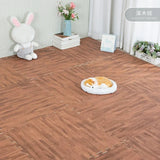 EVA Foam Floor Mat Interlocking Puzzle Tile Wooden Grain Kids Playmat for Yoga Gym Kids Game Tiles Bedroom Livingroom Soft Floor