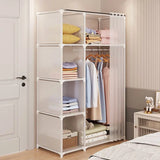 Easy Assemble Wardrobe Household Dustproof Wardrobe Bedroom Multipurpose Clothing Storage Rack Multi-layer Storage Cabinet