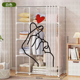 Easy Assemble Wardrobe Household Dustproof Wardrobe Bedroom Multipurpose Clothing Storage Rack Multi-layer Storage Cabinet