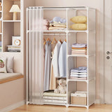 Easy Assemble Wardrobe Household Dustproof Wardrobe Bedroom Multipurpose Clothing Storage Rack Multi-layer Storage Cabinet