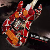 Eddie Van Halen  “Fran-k” Heavy Relic Electric Guitar/Red Body/Decorated With Black And White Stripes/Free Shipping