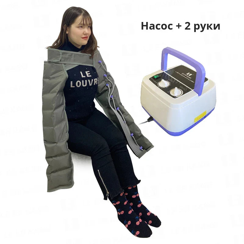 Electric Airbag Pressure Massager Wraps Arm Waist Leg Foot Massage Promote Blood Circulation Varicose Veins Kneading  Instrument