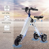 Electric Bicycle Simple Shape Mini E-Bike Three-Wheel Folding For Adult SINGLE Intelligent Bike 24V 300w Aluminum Alloy