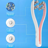 Electric Facial Roller Massager Face Slimming Double Lift Up Tool Facial Face Chin Care Massager Shaped Belt Skin V Facial A3X7