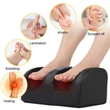 Electric Foot Massage Deep Muscles Shiatsu Therapy Relax Health Care Infrared Heating Body Massager Heat Kneading Roller Salud