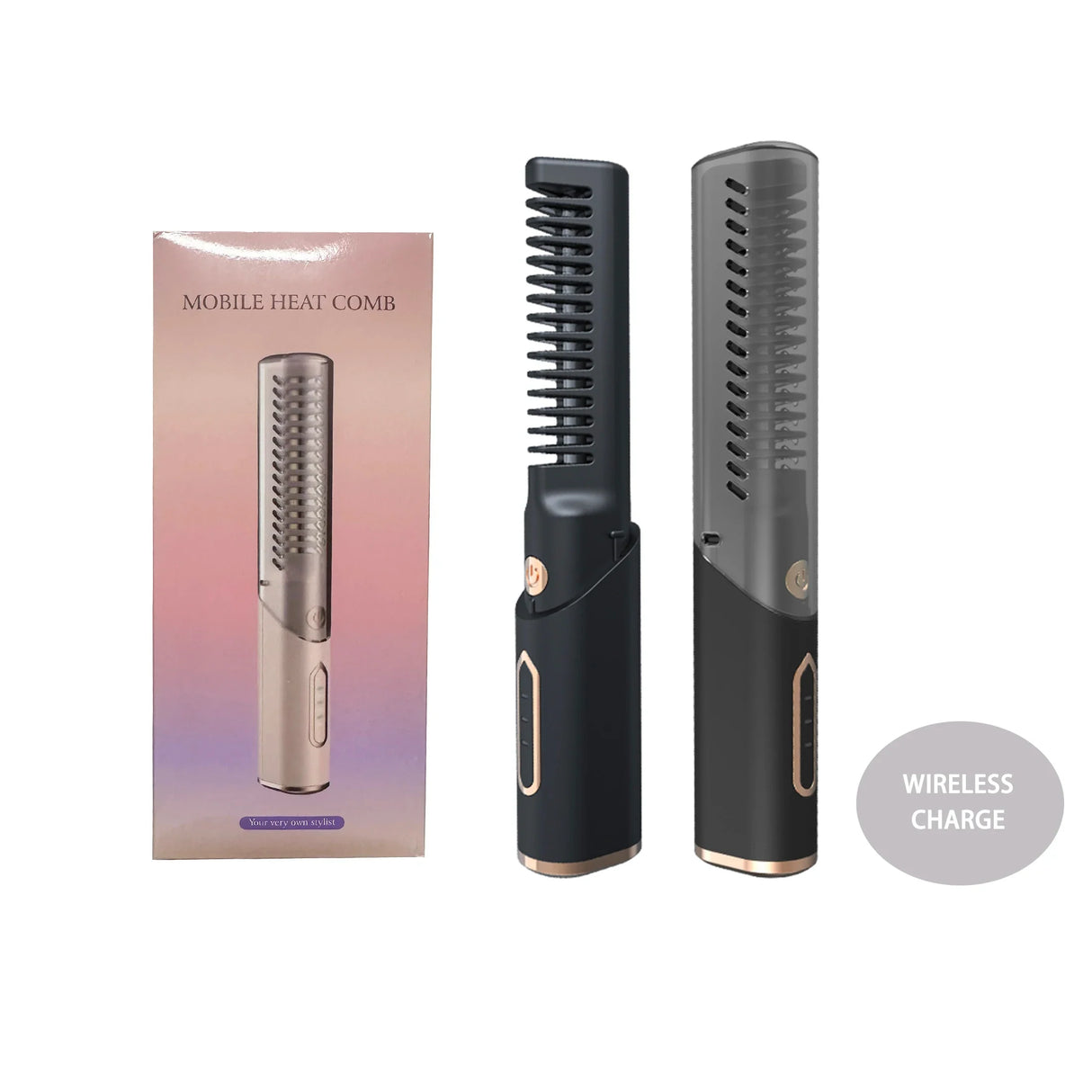 Electric Hair Brushes Hair Straightener Hair Styling Appliances Hot Comb Wireless Curling Iron Hair Styler Flat Iron