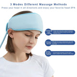 Electric Head Massage Instrument Air Bag Pressure Headband Hot Compress Therapy Headache And Migraine Relief Belt Head Massager