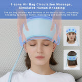 Electric Head Massage Instrument Air Bag Pressure Headband Hot Compress Therapy Headache And Migraine Relief Belt Head Massager