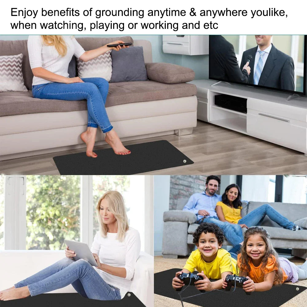 Electric Mat Cushion Padding Grounding Massage Yoga Improving Sleep Pad For Health Bed Mat Cord For Better Working Sleeping