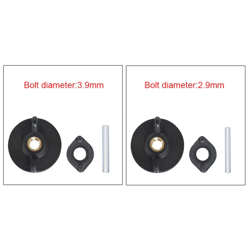 Electric Motor Propeller Accessories Kayak Propeller 2-3 Fan Blades Marine Engine Outboard Propeller Installation Accessory Set