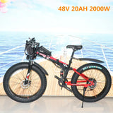 Electric bicycle 1000W 2000W electric mountain bike electric snow bike 48V 20Ah 26 * 4.0 inch tire eBike electric bicycle eBike