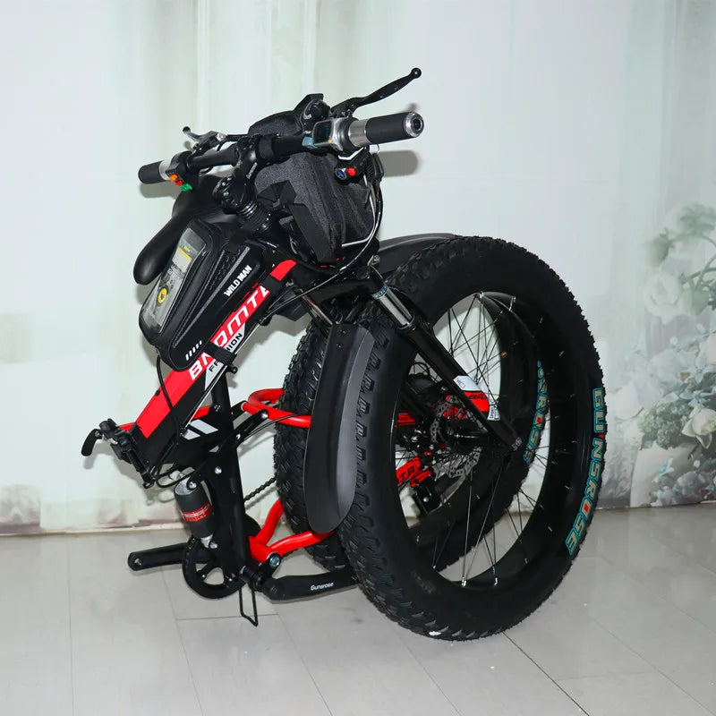 Electric bicycle 1000W 2000W electric mountain bike electric snow bike 48V 20Ah 26 * 4.0 inch tire eBike electric bicycle eBike