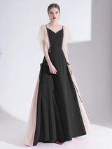 Elegant Black Formal Evening Long Dresses for Women 2024 Summer Sexy Spaghetti Strap Slim Prom Party Dress Casual Maxi vestidos