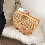 Elegant Female Weave Tote bag 2022 Fashion Women's Designer Handbag Large Saddle bag Straw Beach Travel bag