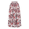 Elegant Women Two Piece Set Dress Sexy Slash-neck Sleeveless Blouse Top +High Slit Skirt Vintage Africa National Print Lady Suit