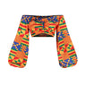 Elegant Women Two Piece Set Dress Sexy Slash-neck Sleeveless Blouse Top +High Slit Skirt Vintage Africa National Print Lady Suit