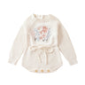 Embroidery Floral Baby Girls Sweater Romper Newborn Long Sleeve Knit Clothes Drawstring Princess Knitwear Winter Fall Jumpsuit