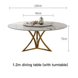 End Round Table Chair Conference Hallway Dining Table Turntable Restaurant Living Room Mesa De Billar Garden Furniture Sets